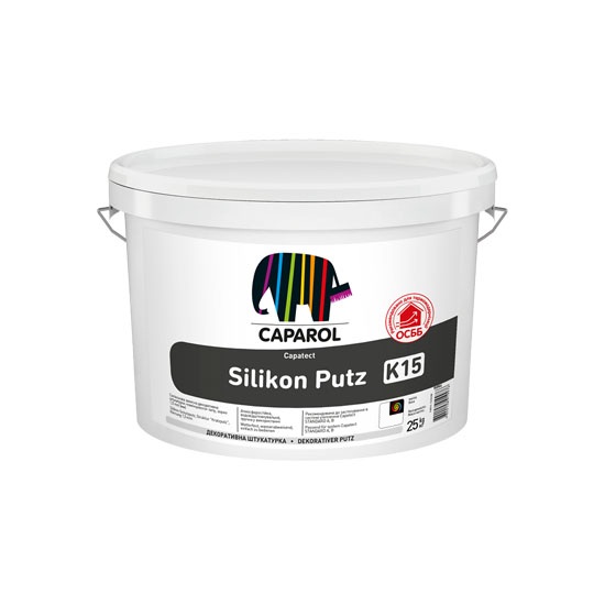 Capatect Standard Silikon Putz K15 (Transparent) – готова силіконова фасадна штукатурка "баранек" 1.5 мм 25 кг Capatect Standard Silikon Putz K15 (Transparent) – готова силіконова фасадна штукатурка "баранек" 1.5 мм 25 кг