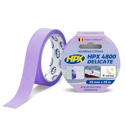 HPX 4800 Delicate – малярна стрічка для делікатних поверхонь 25 мм х 25 м