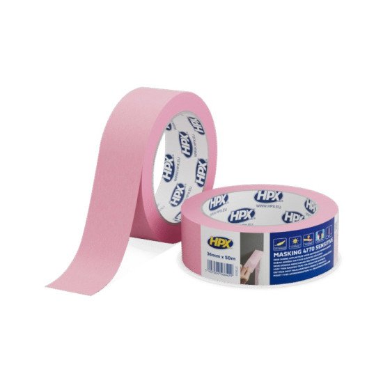 HPX 4770 Ultra Delicate – малярна стрічка для делікатних поверхонь 36 мм х 50 м HPX 4770 Ultra Delicate – малярна стрічка для делікатних поверхонь 36 мм х 50 м