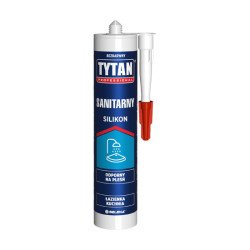 Tytan Professional Герметик силиконовый САНИТАРНЫЙ, 280 мл прозрачный Tytan Professional Герметик силиконовый САНИТАРНЫЙ, 280 мл прозрачный