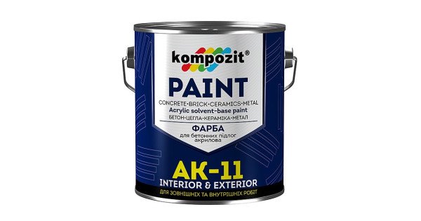 Фарба для бетонних підлог Kompozit AK-11 — купити в Колір Буд